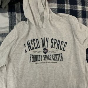 NASA Gray Hoodie - Kennedy Space Center